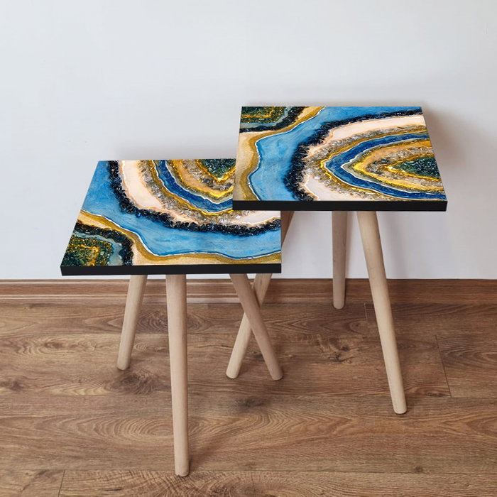 Hanah Home Mesa Nido Multicolor (2 Piezas) Hanah Home Mesa Nido Multicolor (2 Piezas)